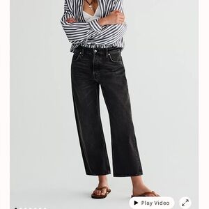 We The Free Deep Trance Dropped Boyfriend Jeans Blk 27